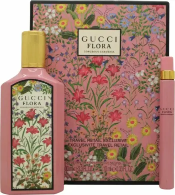 Set Gucci EDP Flora Gorgeous Gardenia, 100ml + 10ml