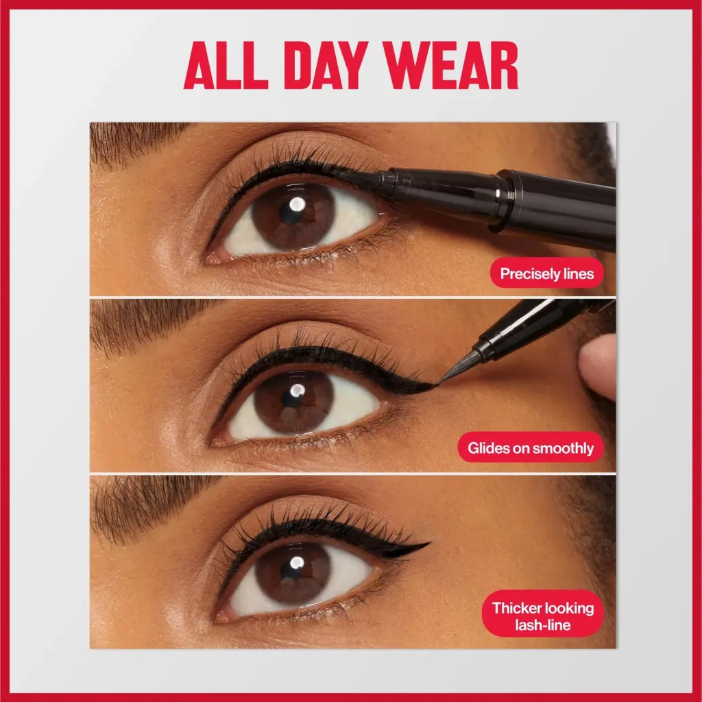 Penel për sy Revlon ColorStyle Sharp Line, 1.2ml, Blackest Black - 6