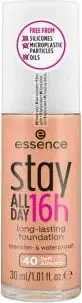 Pudër e lëngshme Essence Stay All Day 16h, 40 Soft Almond, 30 ml