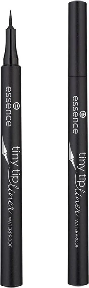 Penel për sy Essence Tiny Tip Liner Waterproof, 01 Deep Black - 1