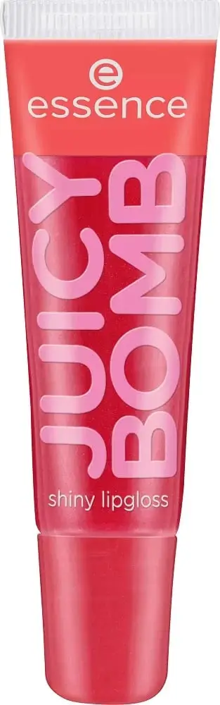 Shkëlqyes për buzë për femra Essence Juicy Bomb Fruit Lip Gloss 104 Poppin' Pomegranate, 10ml