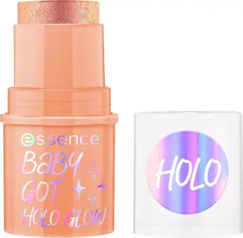 Shkëlqyes për faqe Essence Stick Baby Got Holo Glow, 10 Holy Apricotly, 5 g