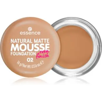 Krem pudër Essence Natural Matte Mousse, 02, 16 g