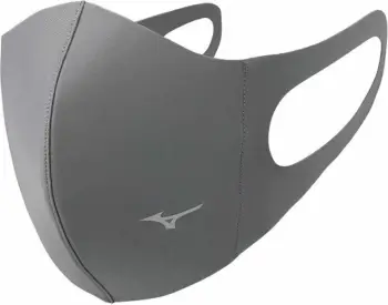 Mbrojtëse për fytyrë Mizuno, SS21, gri/argjendtë