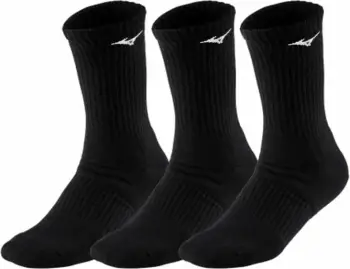 Çorape sportive Mizuno Training Mid Socks 32GX250509, 3 palë, të zeza