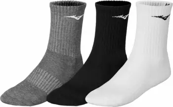 Çorape sportive Mizuno Training Mid 3P 32GX250599, paketim 3 palë, uniseks, të zeza