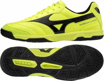 Këpucë futbolli sallë Mizuno Morelia Sala Classic IN Q1GA220245, për meshkuj, taban për dysheme të brendshme, blu
