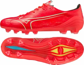 Këpucë futbolli për meshkuj Mizuno Morelia Alpha Elite MD, të kuqe