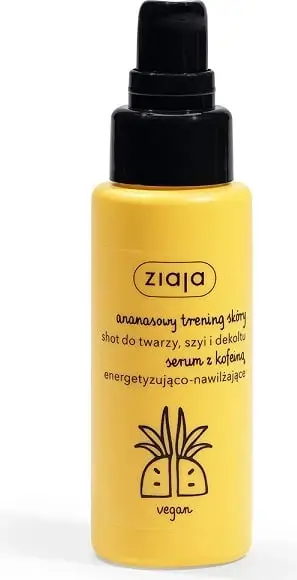 Serum për fytyrë Ziaja Pineapple Skin Energizing and Hydrating Shot për femra, 50ml