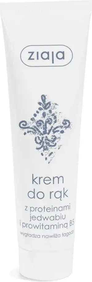 Krem për duar Ziaja with silk proteins, 100ml, i bardhë