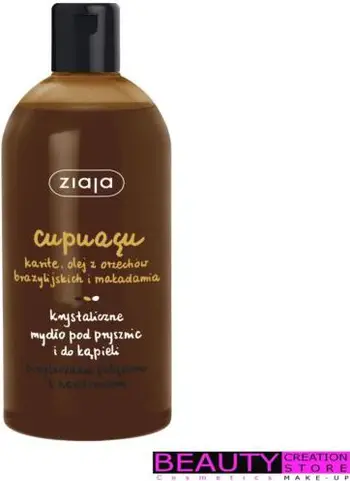 Sapun kristalor për dush dhe banjë Ziaja Ziaja Cupuacu për të gjitha llojet e lëkurës, 500 ml