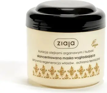 Maskë për flokë Ziaja Argan & Tsubaki Oil Treatment Concentrated Smoothing Mask për femra 200ml