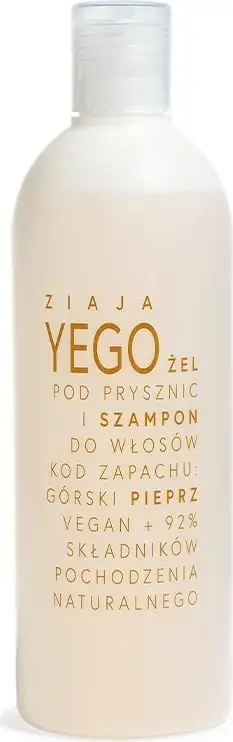 Shampon dhe xhel dushi për burra Ziaja Yego Mountain Pepper 400ml