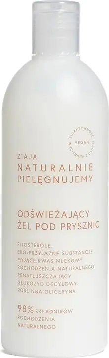 Xhel dushi Ziaja Naturally We Care, freskues, 400ml