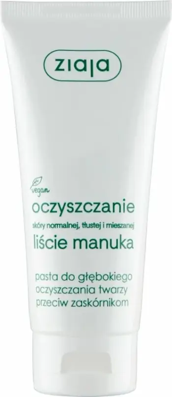 Maskë për fytyrë për femra Ziaja Manuka Leaves Deep Cleansing, 75ml