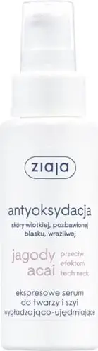 Serum për fytyrë dhe qafë Ziaja Acai Berry Antioxidant Smoothing and Firming 50ml