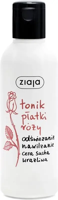 Tonik pastrues për fytyrë Ziaja Rose Petals, 200 ml