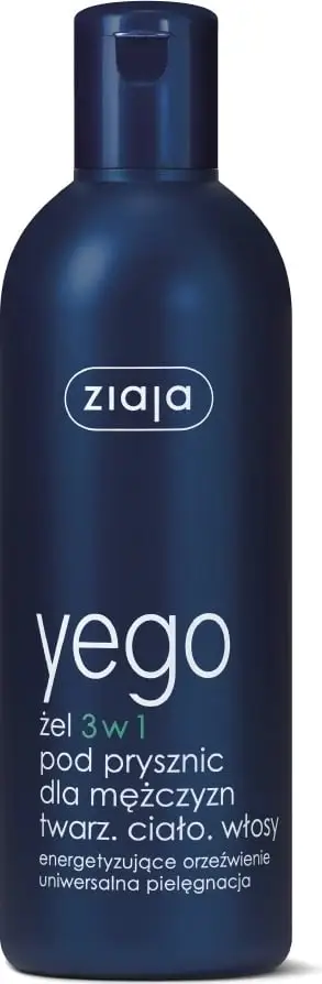 Xhel dushi për meshkuj Ziaja 3 in 1, 300 ml
