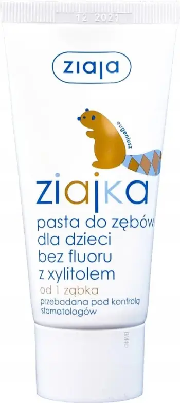 Pasta për dhëmbë për fëmijë Ziaja Ziajka pa fluor me ksilitol 50ml