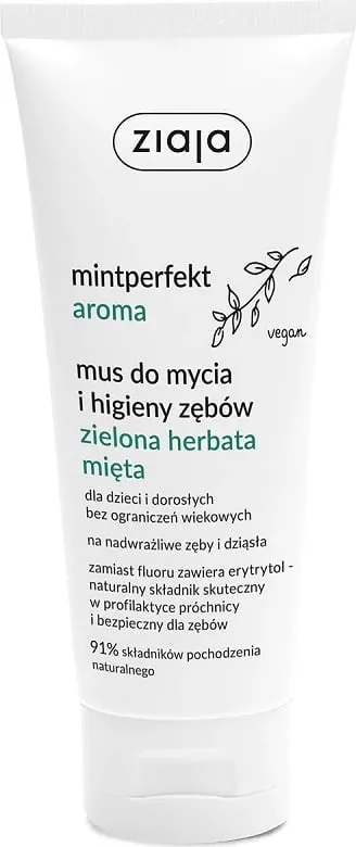 Pastë dhëmbësh Ziaja Mintperfekt Aroma Green Tea Mint 100ml - 1
