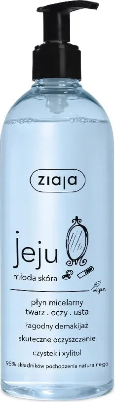 Ujë micelar për femra Ziaja Jeju, 390ml - 1