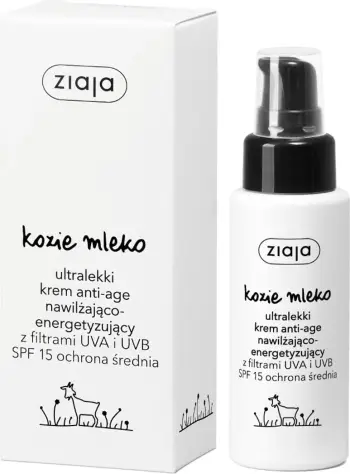 Krem fytyre Ziaja Goat Milk Ultra-Light Anti-Age Cream SPF15 50ml