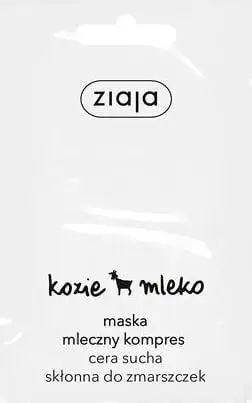 Maskë për fytyrë për femra Ziaja Goat Milk Milk Mask Compress, 7ml