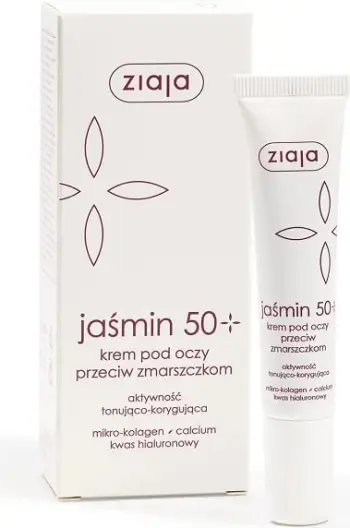 Krem për sy kundër rrudhave Ziaja Jasmine 50+ për femra, 15ml