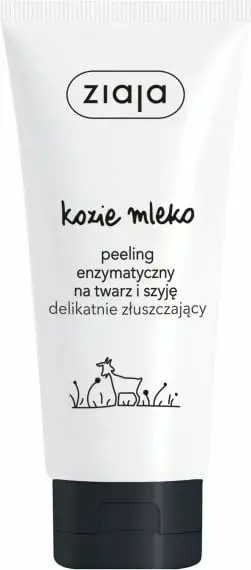 Peeling për fytyrë dhe qafë Ziaja Goat Milk Enzymatic për femra 75ml