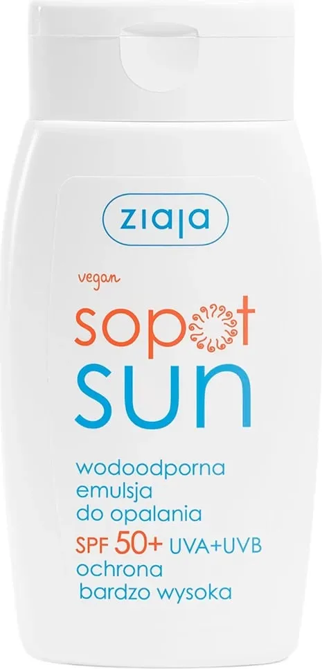 Emulsion për diell Ziaja Sopot Sun Waterproof SPF50+, 125ml - 1