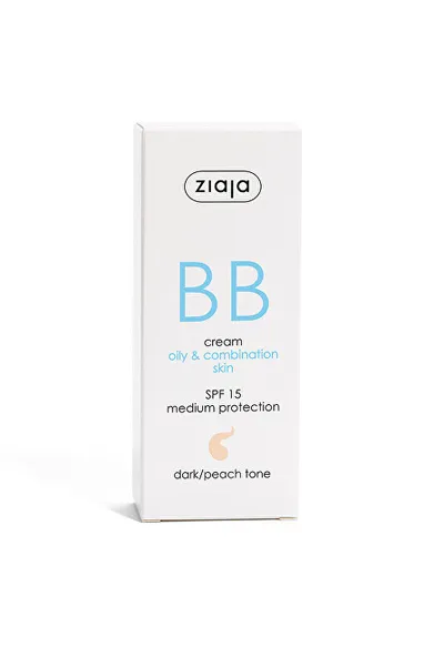 Krem BB Ziaja Skin SPF 15 Dark/Peach Tone, 50 ml - 2