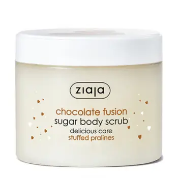 Skrab për trup Ziaja Chocolate Fusion Sugar Body, 300 ml