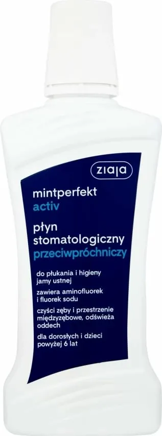Lëng dentar Ziaja Mintperfekt Activ Anti-karies, 500ml - 1