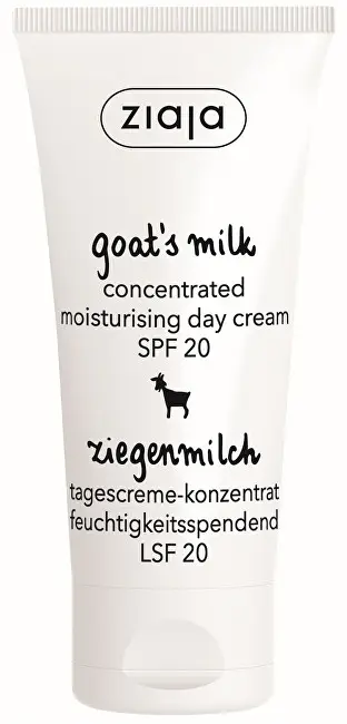 Krem për fytyrë dite Ziaja SPF 20 Goat's Milk, 50 ml