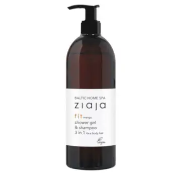 Xhel dhe shampo Ziaja 3 in 1 Baltic Home Spa Fit, 500 ml