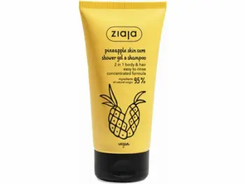 Xhel dushi dhe shampon Ziaja Shower gel and 2 in 1 shampoo with caffeine - Pineapple