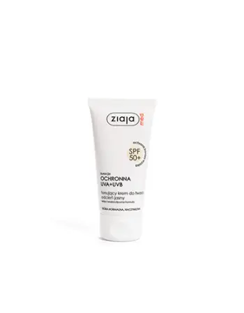 Krem për mbrojtje ndaj diellit Ziaja SPF50+ Light Shade, 50 ml