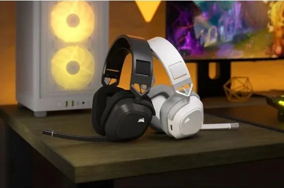 Kufje Corsair CA-9011296-EU, wireless, Bluetooth, të bardha - 8