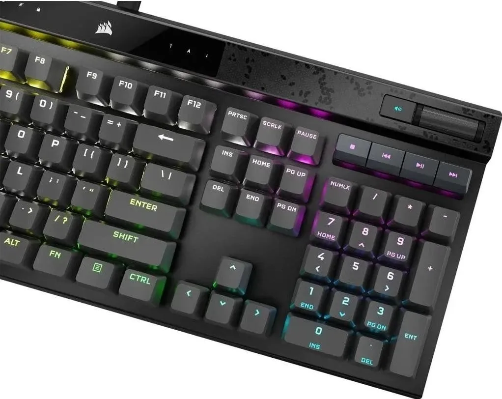Tastierë Corsair K70 MAX, MGX, US Layout, e zezë - 6