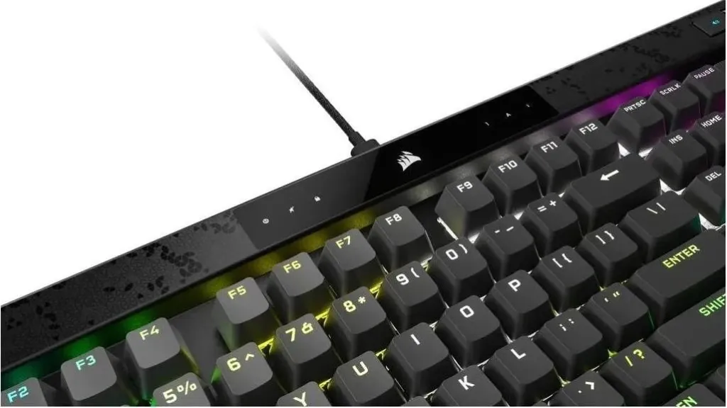 Tastierë Corsair K70 MAX, MGX, US Layout, e zezë - 7