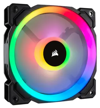 Ventilator Corsair LL120, 120mm, PWM, RGB LED, i zi