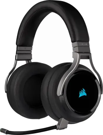 Kufje lojërash Corsair Virtuoso RGB Wireless, USB/3.5 mm, të zeza