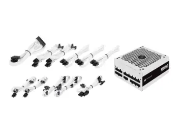 Burim energjie Corsair RM850 2021, 850W, 80PLUS Gold, 140mm Fan, i bardhë