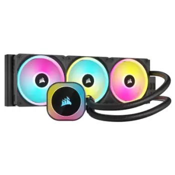 Ftohës me ujë Corsair H150I, 12 cm, i zi
