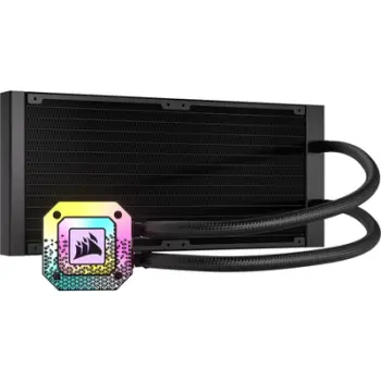 Ftohës me ujë Corsair CW-9060069-WW, 14 cm, i zi