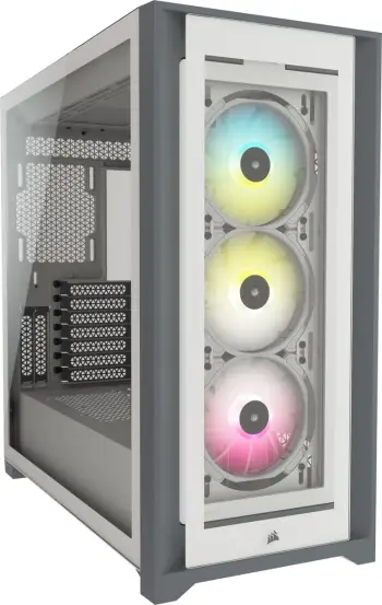 Kasë RGB Corsair iCUE 5000X (CC-9011213-WW), e bardhë