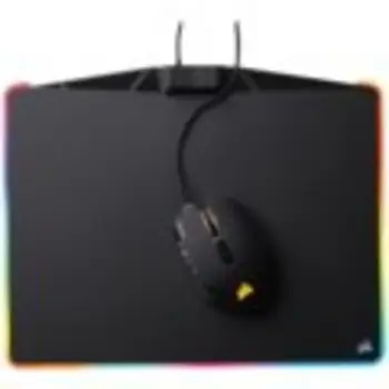Mauspad CORSAIR Gaming MM800 RGB me drita anësore LED, i zi