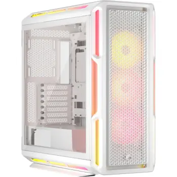 Kasë Midi CORSAIR 5000T LX RGB (Tempered Glass) – Bardhë