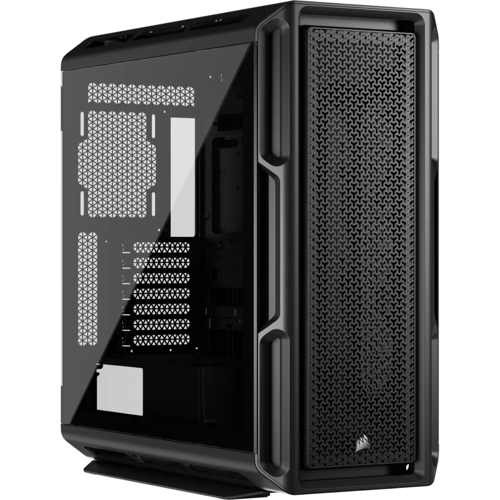 Kasë Midi CORSAIR 5000T (Tempered Glass) – Zezë - 1