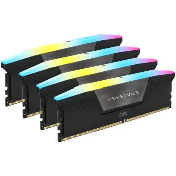 RAM Memorie DDR5 CORSAIR DIMM Kit 64 GB/ 6600 MT/s – CL32 – VENGEANCE RGB – INTEL XMP / Zezë